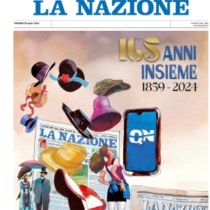 LA NAZIONE  165 YEAR SINCE THE FIRST NUMBER